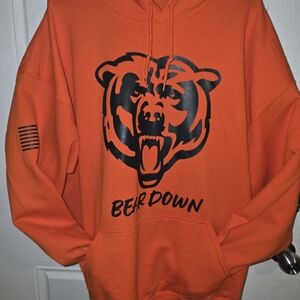 Bear Down Orange Hoodie